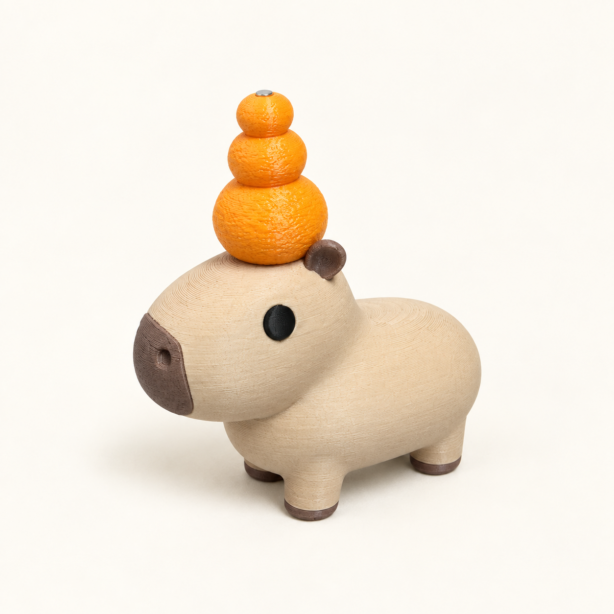 Capybara 頭頂磁吸小水豚