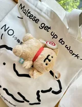 線條小狗：小金毛棒棒糖 娃娃吊飾 圖片 4