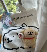 線條小狗：小金毛棒棒糖 娃娃吊飾 圖片 5