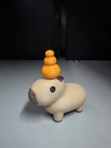 Capybara 頭頂磁吸小水豚 圖片 2