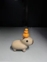 Capybara 頭頂磁吸小水豚 圖片 3