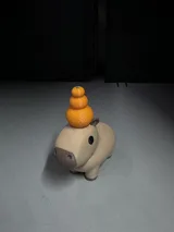 Capybara 頭頂磁吸小水豚 圖片 4