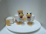 Minecraft – 小雞（附草帽） 我的世界 當個創世神 圖片 2