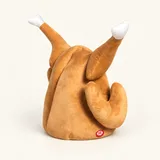 會動的雞腿帽【會動帶一首音樂+可靜音】 搞怪可愛 送朋友 生日禮物 抖音同款 頭套道具 聖誕節禮物 交換禮物 圖片 1