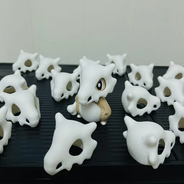 卡拉卡拉-骷髏帽可拆卸組 寶可夢 神奇寶貝 擺件 3D列印
