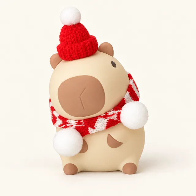 Capybara 水豚矽膠小夜燈